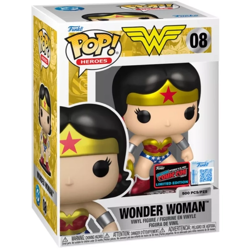 Funko Pop! Wonder Woman #08 Metallic Heroes Vinyl Figure